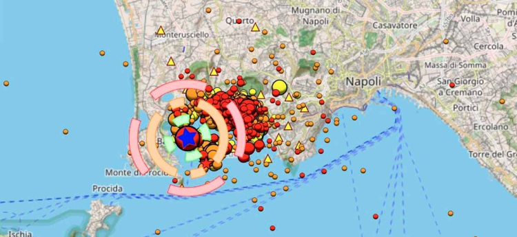 Bradisismo Campi Flegrei, bollettino INGV del 15 aprile 2025