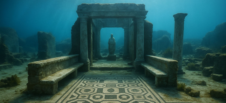 Villa con ingresso a Protiro